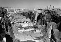 Glen Canyon Dam in 1961